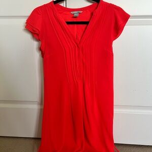 red h&m dress